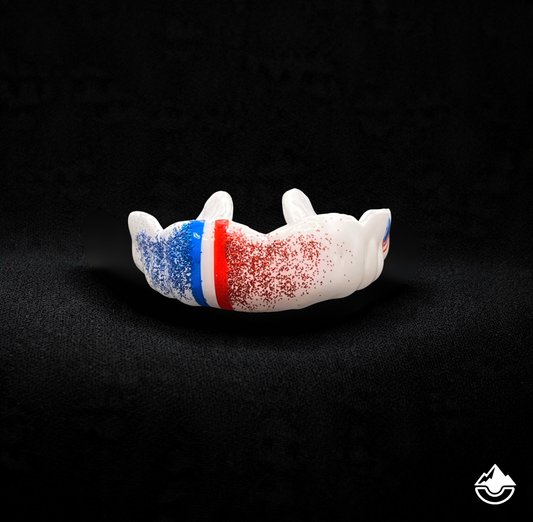 Protège-dents sur mesure – Design Drapeau France paillettes