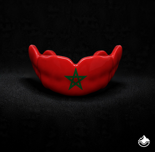 Protège-dents sur mesure – Design Drapeau Maroc