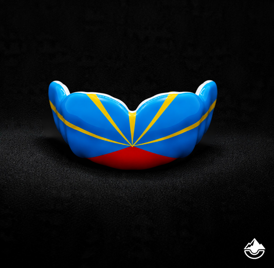 Protège-dents sur mesure – Design Drapeau La Réunion